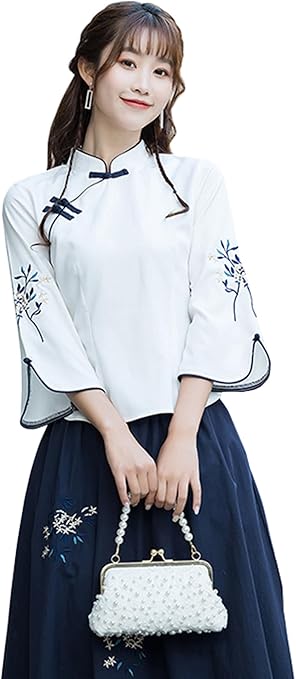 ご商談中❤Sevenfairy❤QTUME❤クチューム❤シアブラウス❤38 Amazon.co.jp: [YAZHUE] チャイナー服 レディース チャイ